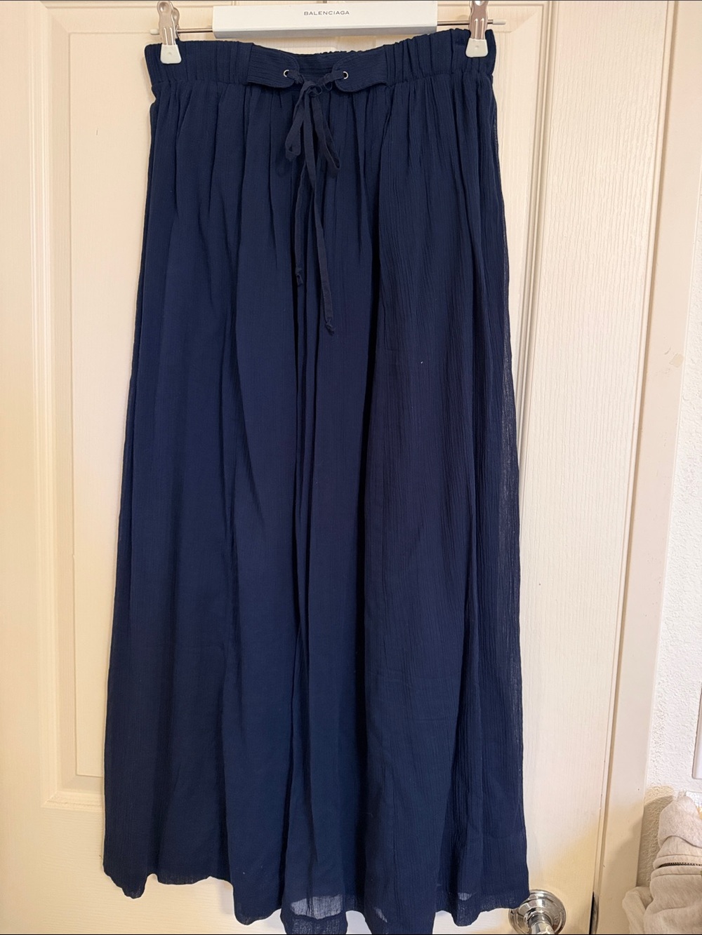 Navy Blue Maxi Skirt